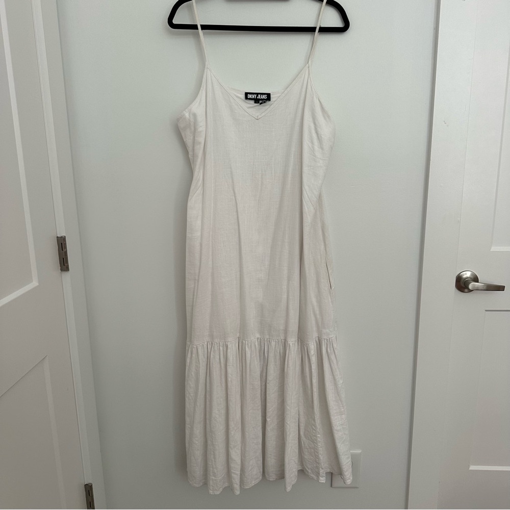 DKNY Jeans Women's Sleeveless V-Neck Maxi Dress - Picture 2 of 12